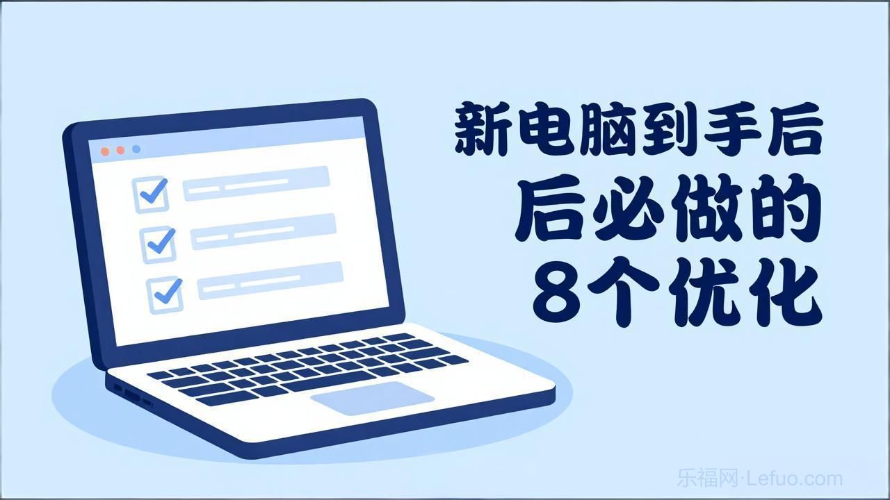 [系统优化] 新电脑到手后必做的8个系统优化设置（附一键优化脚本）